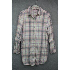 Victoria's Secret Button Up Sleepshirt-Size Small/Petite-Soft